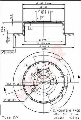 Brake Disc (628.2125)