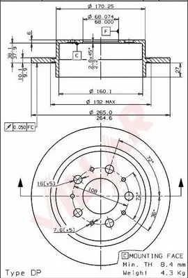 Brake Disc (628.2130)