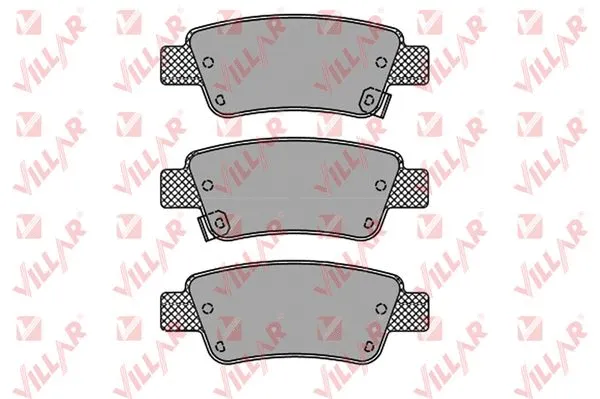 Brake Pad Set, disc brake (626.1455)