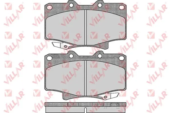 Brake Pad Set, disc brake (626.0537)