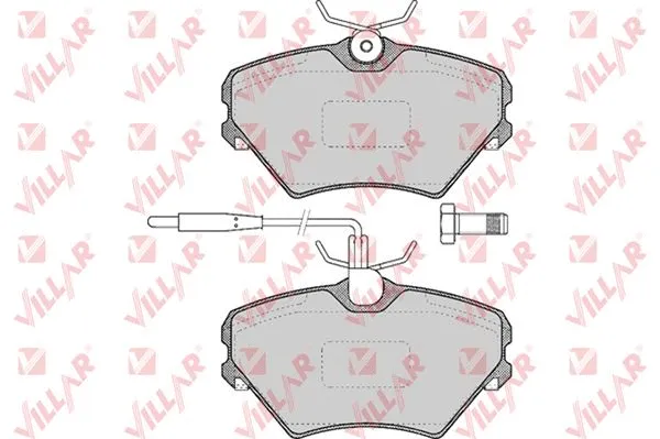 Brake Pad Set, disc brake (626.0469)