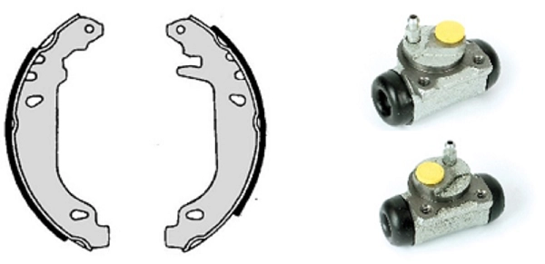 Brake Shoe Set (608.7873)