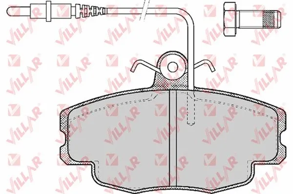 Brake Pad Set, disc brake (626.0422)