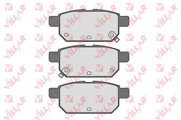 Brake Pad Set, disc brake (626.1571)