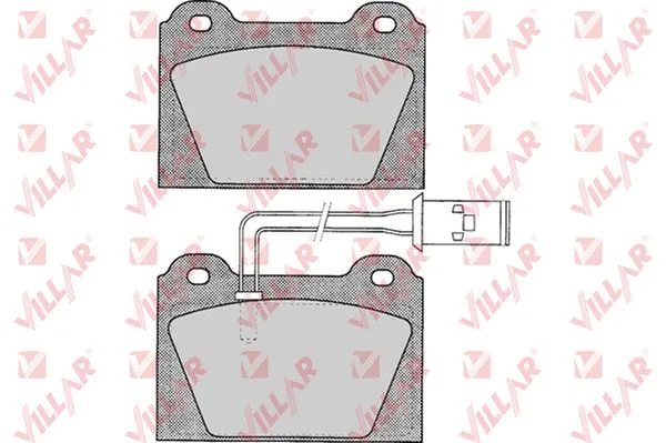 Brake Pad Set, disc brake (626.0243)