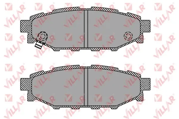 Brake Pad Set, disc brake (626.1408)