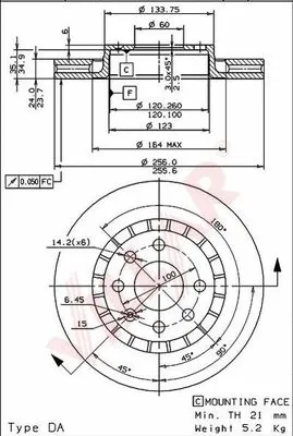 Brake Disc (628.0495)