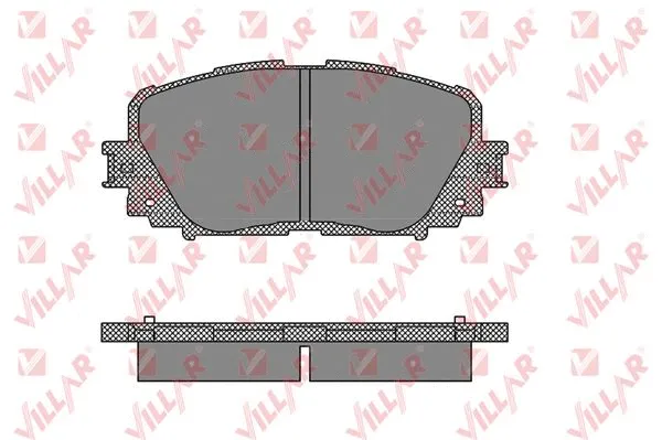Brake Pad Set, disc brake (626.1459)