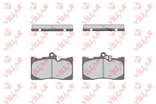 Brake Pad Set, disc brake (626.1331)