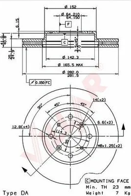 Brake Disc (628.1481)