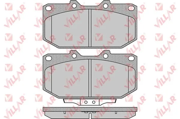 Brake Pad Set, disc brake (626.1049)