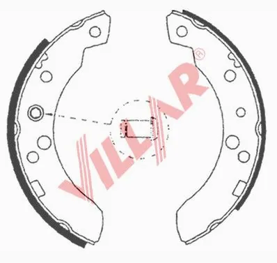 Brake Shoe Set (629.0611)