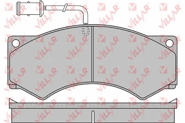 Brake Pad Set, disc brake (626.1155)