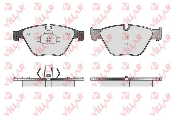 Brake Pad Set, disc brake (626.1619)