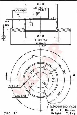 Brake Disc (628.0290)