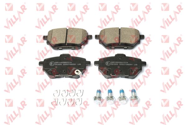 Brake Pad Set, disc brake (626.2251)