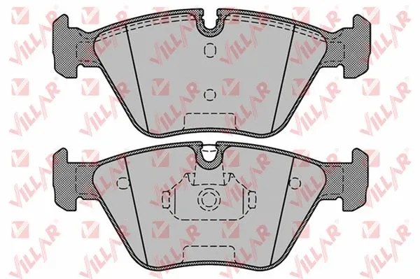 Brake Pad Set, disc brake (626.1251)