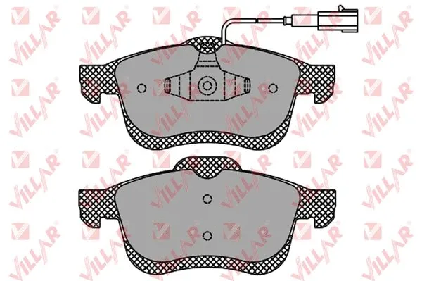 Brake Pad Set, disc brake (626.1674)