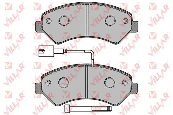 Brake Pad Set, disc brake (626.1288)