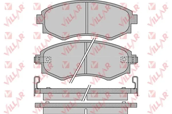 Brake Pad Set, disc brake (626.1097)