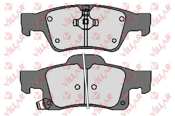 Brake Pad Set, disc brake (626.1737)