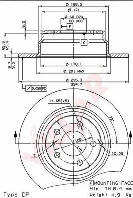 Brake Disc (628.1612)
