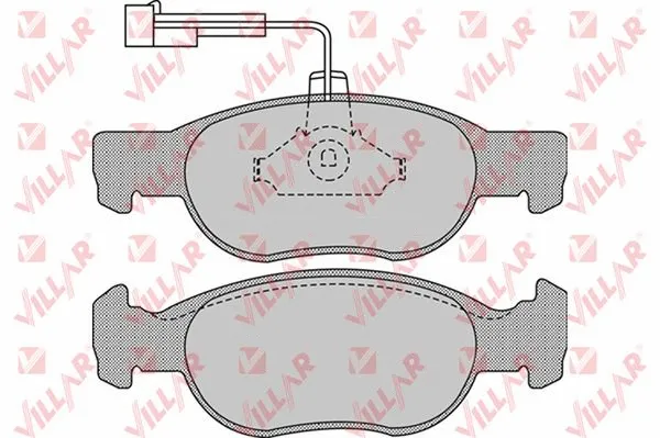 Brake Pad Set, disc brake (626.1075)
