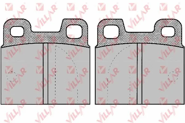 Brake Pad Set, disc brake (626.0028)