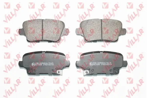 Brake Pad Set, disc brake (626.2141)
