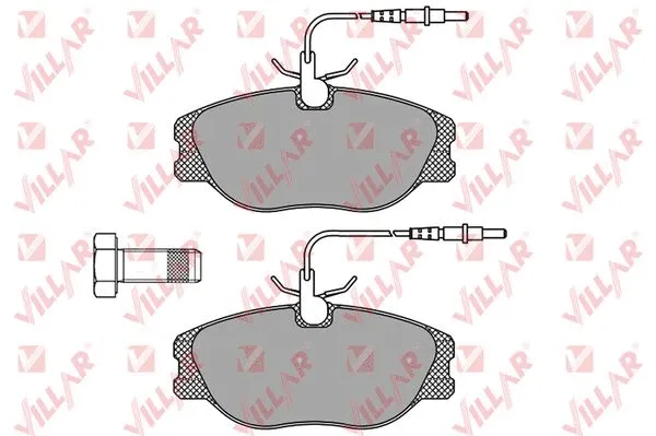 Brake Pad Set, disc brake (626.0498)
