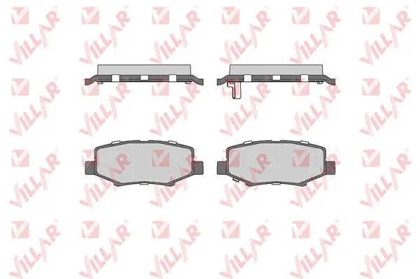 Brake Pad Set, disc brake (626.1555)