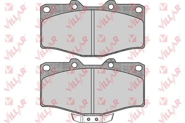 Brake Pad Set, disc brake (626.0538)