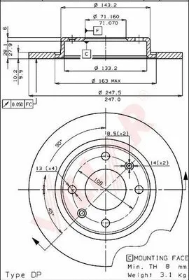 Brake Disc (628.1122)
