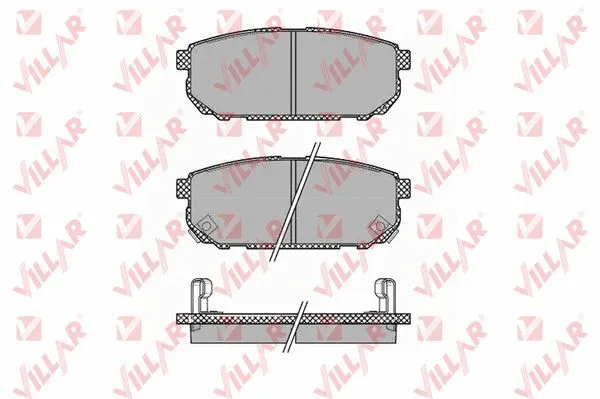 Brake Pad Set, disc brake (626.1370)
