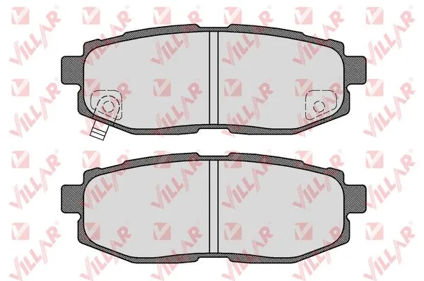 Brake Pad Set, disc brake (626.1577)