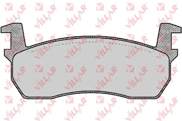 Brake Pad Set, disc brake (626.0313)