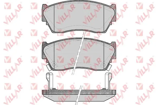 Brake Pad Set, disc brake (626.0520)