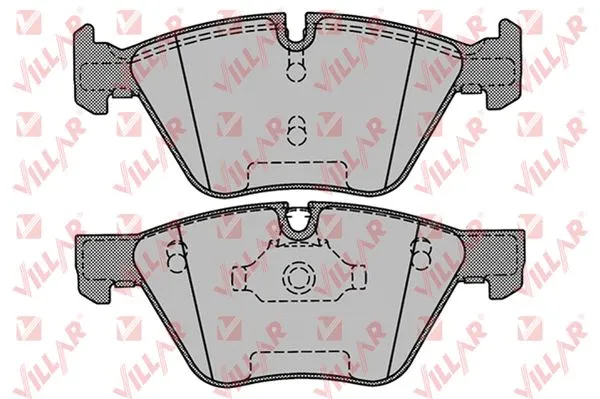 Brake Pad Set, disc brake (626.1271)