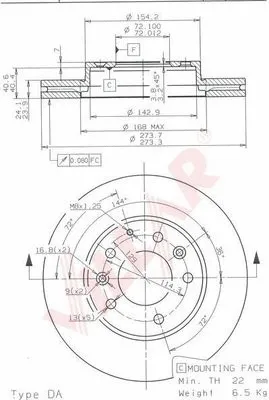 Brake Disc (628.1326)