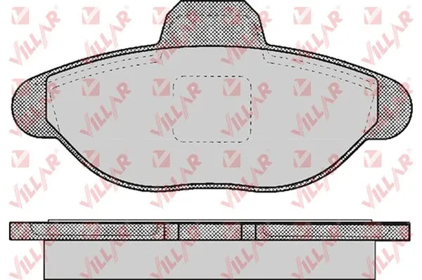 Brake Pad Set, disc brake (626.0483)