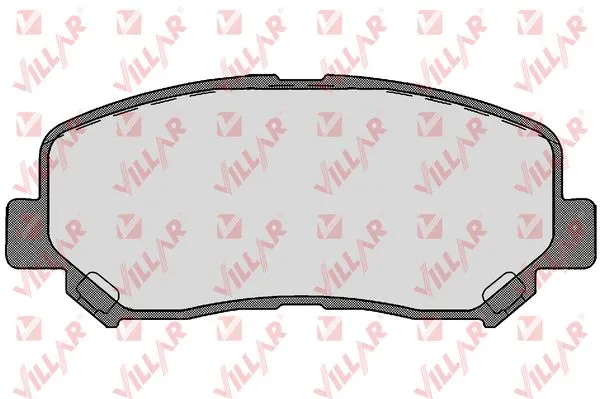 Brake Pad Set, disc brake (626.1748)
