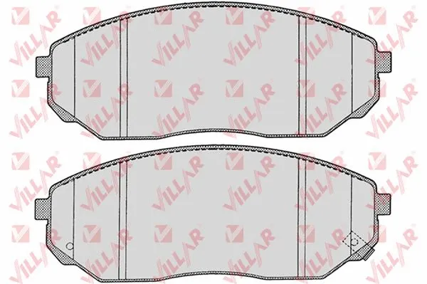 Brake Pad Set, disc brake (626.1207)