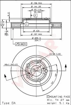 Brake Disc (628.1686)