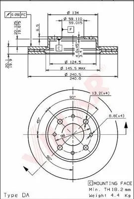 Brake Disc (628.1560)