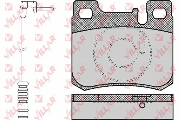 Brake Pad Set, disc brake (626.0485A)