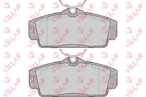 Brake Pad Set, disc brake (626.0706)