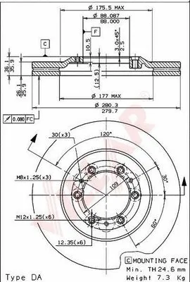 Brake Disc (628.1033)