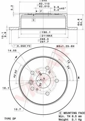 Brake Disc (628.2060)