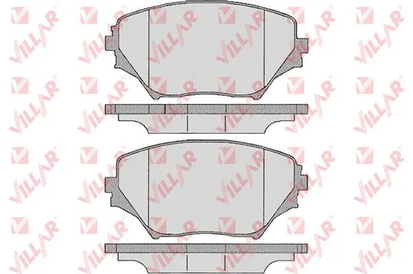 Brake Pad Set, disc brake (626.0958)