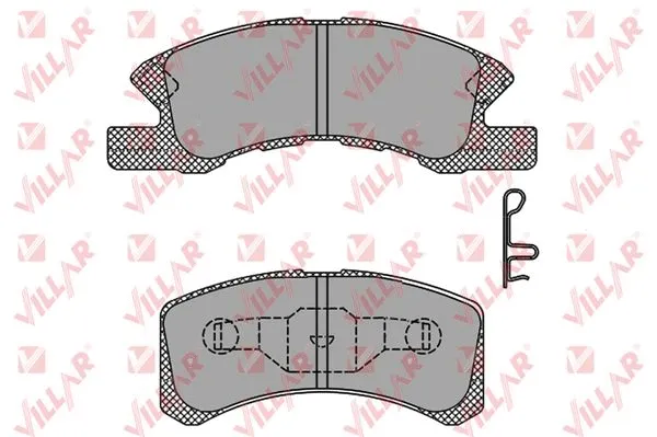 Brake Pad Set, disc brake (626.1443)